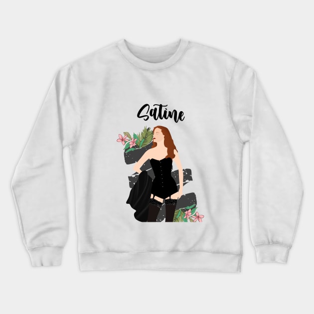 satine Crewneck Sweatshirt by aluap1006